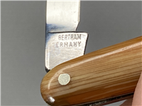 HEN & ROOSTER C BERTRAM Solingen Brown Stripe Composite Pen Knife