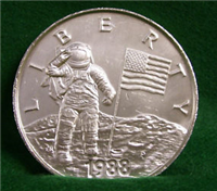 1988 Young Astronauts Silver Medal