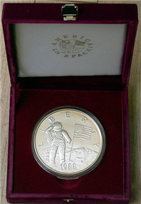 1988 Young Astronauts Silver Medal