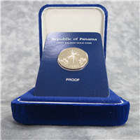 PANAMA 50 Balboas 'Star of Christmas' Gold Proof Coin (Franklin Mint, 1982)