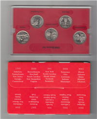 2000-s 50 State Quarters Proof Set (blue box 5 coins)