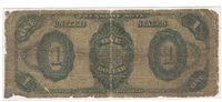 (Fr-350)  1891 $1 Treasury Note (Rosecrans/Nebeker)