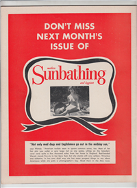 MODERN SUNBATHING  Vol. 27 No. 4-119    (Diamond, April, 1957) 