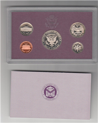 1989 Proof Set (purple box 5 coins)