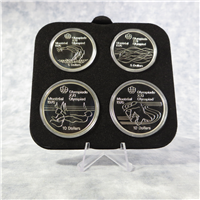 CANADA 1976 Montreal Olympics XXI 4 Coin Silver Proof Set Series V Water Sports