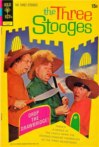THREE STOOGES  #55     (Gold Key)