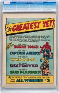 TOUGH KID SQUAD COMICS  #1     (Timely, 1942)