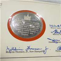Bicentennial Commission of Pennsylvania First Continental Congress Commemorative Medal and Cachet  (Franklin Mint, 1974)