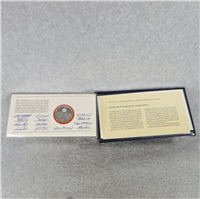 Bicentennial Commission of Pennsylvania First Continental Congress Commemorative Medal and Cachet  (Franklin Mint, 1974)
