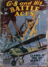 G-8 AND HIS BATTLE ACES  Vol. 7 #1     (Popular, October, 1935)