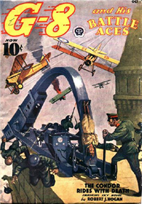 G-8 AND HIS BATTLE ACES  Vol. 16 #1     (Popular, October, 1938)