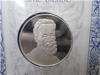 Michelangelo Quincentennial Medallic First Day Cover (Franklin Mint, 1975)