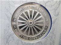 Michelangelo Quincentennial Medallic First Day Cover (Franklin Mint, 1975)