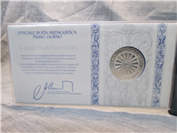Michelangelo Quincentennial Medallic First Day Cover (Franklin Mint, 1975)