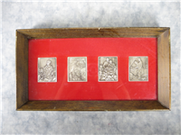 Norman Rockwell Four Freedoms Ingot Collection  (Hamilton Mint, 1974)