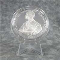 PANAMA 20 Balboas Silver Proof Coin (Franklin Mint, 1983)