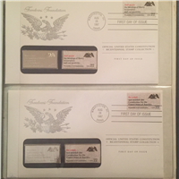 Franklin Mint The Official United States Constitution Bicentennial Stamp Collection From The Freedoms Foundation
