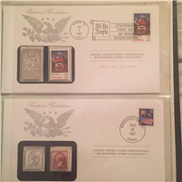 Franklin Mint The Official United States Constitution Bicentennial Stamp Collection From The Freedoms Foundation