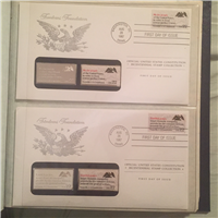 Franklin Mint The Official United States Constitution Bicentennial Stamp Collection From The Freedoms Foundation