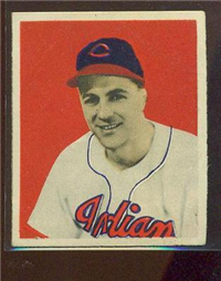 1949 Bowman Baseball Card # 11 Lou Boudreau