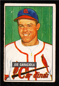 1951 Bowman Baseball Card #122 Joe Garagiola