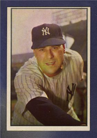 1953 Bowman Baseball Card #27 Vic Raschi