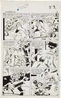 The Amazing Spider-Man, Spider-Man vs. Doctor Octopus Page #17 from Issue #32 Original Art by Steve Ditko (American, 1927-)