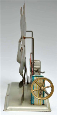 MICKEY MOUSE Double Slate Dancers Crank Toy - Made in Germany by Wilhelm Krauss circa 1931