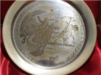 Paul Revere's Ride -1775' Bicentennial Commemorative Plate  (Danbury Mint, 1975)