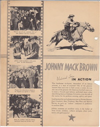 Johnny Mack Brown Dixie Cup Premium (Universal Pictures, c. 1940)