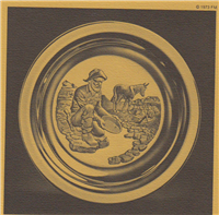 'Prospector' by Gus Shaefer Limited Edition Western Artists Plate   (Franklin Mint, 1973)