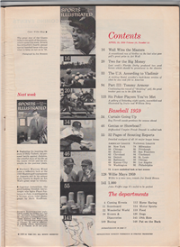 SPORTS ILLUSTRATED  Vol. 10 No. 15  (TIME Inc., April 13, 1959)