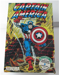 CAPTAIN AMERICA   Plastic Model Kit    (Aurora Comic Scenes #192, 1974)