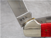 1999 Case 62100 SS Red National Knife Collectors Transition Saddlehorn