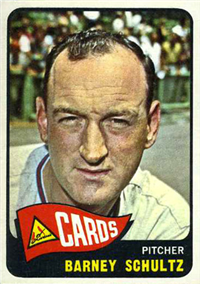 1965 Topps Baseball 28 Barney Schultz