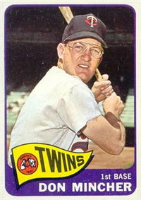 1965 Topps Baseball  Card #108  Don Mincher
