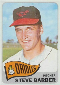 1965 Topps Baseball  Card #113  Steve Barber