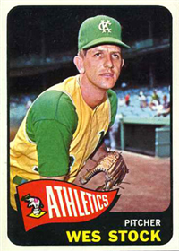 1965 Topps Baseball  Card #117  Wes Stock