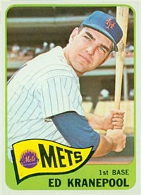 1965 Topps Baseball  Card #144  Ed Kranepool