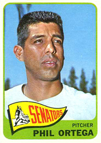 1965 Topps Baseball  Card #152  Phil Ortega