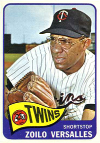 1965 Topps Baseball  Card #157  Zoilo Versalles