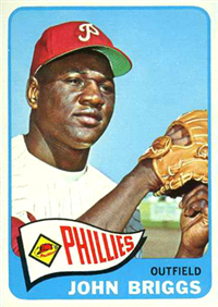 1965 Topps Baseball  Card #163  John Briggs