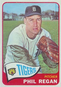 1965 Topps Baseball  Card #191  Phil Regan