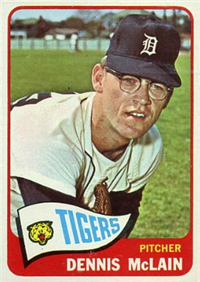 1965 Topps Baseball  Card #236  Denny McClain (Rookie)