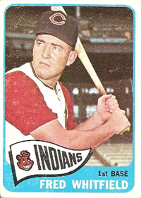 1965 Topps Baseball  Card #283  Fred Whitfield
