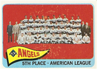 1965 Topps Baseball  Card #293  Angels Team