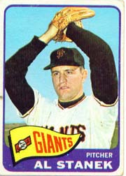 1965 Topps Baseball  Card #302  Al Stanek