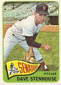 1965 Topps Baseball  Card #304  Dave Stenhouse