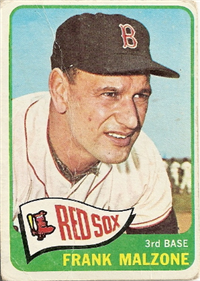 1965 Topps Baseball 315 Frank Malzone