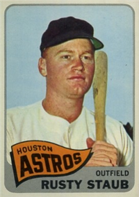 1965 Topps Baseball  Card #321  Rusty Staub